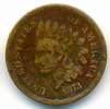 1873 , INDIAN HEAD CENT , UNCLEANED COIN - 1859-1909: Indian Head