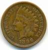 1896 , INDIAN HEAD CENT , UNCLEANED COIN - 1859-1909: Indian Head