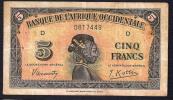 AFRIQUE OCCIDENTALE (French West Africa)  :  5 Francs - 1942  - P28a - 0817449 - Sonstige – Afrika