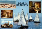 SALUTI   DA  BARLETTA   BARI PUGLIA     VIAGGIATA   COME DA FOTO - Barletta