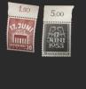 Berlin  ** 110-111 Aufstand  17. Juni 1953 Oberrand - Unused Stamps