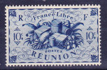 REUNION N°234  Neuf Sans Charniere Bleu Soutenue - Unused Stamps