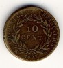 MARTINIQUE  -  GUADELOUPE  @@  10 CENTIMES 1827 H  @@  Quasi SUP. - Altri & Non Classificati