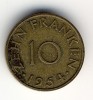 SARRELAND  -  SARRE  @@  10 FRANCS 1954  @@  N1 - Altri & Non Classificati