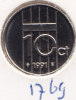 @Y@  Nederland   10 Cent 1991   Fdc   (1769) - 1980-2001 : Beatrix