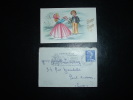 LETTRE MIGNONNETTE TP MARIANNE DE MULLER 20 F OBL. MECANI 31-12-1958 ROMORANTIN (41 LOIR ET CHER) + CARTE DE BONNE ANNEE - Postal Rates