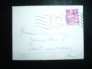 LETTRE MIGNONNETTE MOISSONNEUSE 12 F OBL.MEC. 27-12-1958 ROUEN ST SEVER (76 SEINE-MARITIME) - Postal Rates
