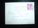 LETTRE MIGNONNETTE MOISSONNEUSE 12 F OBL.MEC. 27-12-1958 ROUEN ST SEVER (76 SEINE-MARITIME) - Posttarife