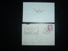 LETTRE MIGNONNETTE TP MARIANNE DE DECARIS 0,25 F OBL. MEC 29-12-1960 ROUEN GARE (76 SEINE-MARITIME) + CARTE DE VOEUX - Postal Rates