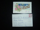 LETTRE MIGNONNETTE TP MARIANNE DE DECARIS 0,25 F OBL. MEC. 3-1-1963 PONT-AUDEMER (27 EURE) + CARTE DE BONNE ANNEE - Postal Rates