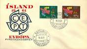 1961   Europa CEPT  FDC  Non Adressé - FDC