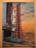 USA Moon Landing Washington 1969 Planet Rocket Spacecraft Space Spatial Espace Cosmos Astronomy Post Card - Sterrenkunde