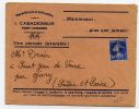 FRANCE - PREO. SUR LETTRE - N° 52 SUR ENV. AVEC ARRIVÉE - TB - 1893-1947