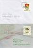 147: Österreich Wappen Aspern Und Essling 2 Belege Personalisierte Briefmarken - Omslagen