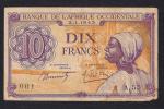 AFRIQUE OCCIDENTALE (French West Africa)  :  10 Francs  - P29 - Andere - Afrika