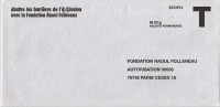 France - Enveloppe Réponse T Ecopli Neuve - Fondation Raoul Follereau. - Cartas/Sobre De Respuesta T