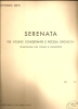 PARTITION DE VITTORIO RIETI: SERENATA - PER VIOLINO CONCERTANTE E PICCOLA ORCHESTRA - P-R