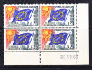 FRANCE SERVICE N° 29 25C BLEU JAUNE VERT ET ROUGE = DRAPEAU DE L'EUROPE COIN DATE DU 20.12.1963  ** - 1960-1969