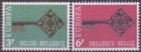 EUROPA  - BELGIQUE 1968 - Yvert N° 1452/1453 - NEUFS SANS CHARNIERE - 1968