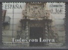 ESPAÑA. SELLO USADO. AÑO 2012. "TODOS CON LORCA". PALACIO DE GUEVARA - Usados