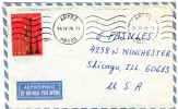 Greece- Cover Posted From Argos Argolidas [canc. 24.4.1978] To Chicago Illinois/ USA - Cartes-maximum (CM)