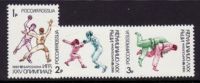 RUSSIA 1992 MICHEL NO 245-7  MNH - Unused Stamps