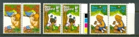 1977 NEW ZEALAND HEALTH MICHEL: 720-722 PAIR MNH ** - Unused Stamps