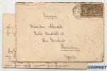 FRANCE - Type MERSON 1921 COVER Yvert # 120 SEUL ON COVER  From COLMAR  To BARCELONA - With Full Letter And Reception - 1900-27 Merson
