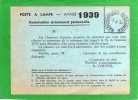 BELGIQUE :1939:RADIODIFFUSION-REDEVANCES:Reçu De Paiement Pour POSTE A LAMPES. - 1900 – 1949