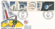 FDC  France 1965:  Premier Vol Spatial Français - Europa