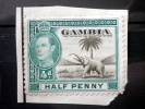 Gambia - 1938 - Mi.nr.123 - Used - King George VI - Definitives - On Paper - Gambie (1965-...)