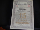 Obligation"Cie Du Chemin De Fer Varsovie Vienne"1894               N°6361 Railway - Ferrovie & Tranvie