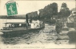 CPA Rouen Seine La Bouille Bateau à Aube Vapeur - Albanie