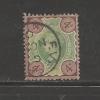 UNITED KINGDOM 1887 Used Stamp Victoria 4p Brown-yellow Green Nr. 91 - Used Stamps