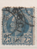 Fra145 Romania, Roumanie | Re, Roi, King Carlo I, Charles I, 25 Bani Blue, D: 13,5 N. 61 Y&T - Usado