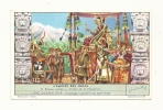 Chromos - "Liebig" - L'Empire Des Incas - 3 - Réseau Routier - Castes De La Population - Liebig
