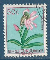 Congo Belge N°307 - 50c Angraecum - Oblitéré - Usati