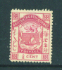 NORTH BORNEO  -  1886  1/2c  MM (hinge Remainders And Vertical Crease) As Scan - Noord Borneo (...-1963)