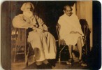 Mahatma Gandhi With Ravindranath Tagore, Music, Poet, Nobel Prize, Picture Postcard, India As Scan - Mahatma Gandhi