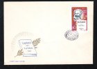 KARL MARX, BOOK, 1967, COVER FDC, ROMANIA - Karl Marx