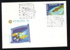 SPACE, 1991, COVER FDC, ROMANIA - Europe
