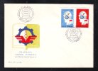 INTEREUROPEAN CULTURAL AND ECONOMIC COLLABORATION, 1969, COVER FDC, ROMANIA - Europese Instellingen