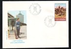 JANDARMERY, 1993, COVER FDC, ROMANIA - Politie En Rijkswacht