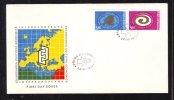 INTEREUROPEAN CULTURAL AND ECONOMIC COLLABORATION, 1973, COVER FDC, ROMANIA - Institutions Européennes