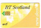 GRAN BRETAGNA (UNITED KINGDOM) - BT SCOTLAND CHIP - NEW DEAL EXP. 3.00 (NO NOTCH)  - USED - RIF 6871 - BT Werbezwecke