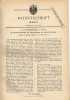 Original Patentschrift - Von Schweinichen In Jauer , 1887 , Cigarrenkisten - Verschluß , Cigarre , Zigarre !!! - Bodegas Para Puros (vacios)