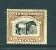 NORTH BORNEO -  1909  1c  Used As Scan - North Borneo (...-1963)