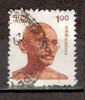 Timbre Inde République Y&T N°1085 (3) Oblitéré. Gandhi. 100 P. - Used Stamps