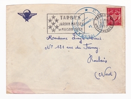 Hussards Parachutistes Tarbes Hautes Pyrénées Franchise Militaire 1959 - Military Postage Stamps