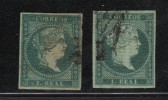ESPAGNE N° 36 Obl. 2 Nuances - Used Stamps